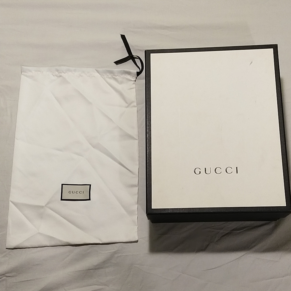 Gucci box and one dust bag